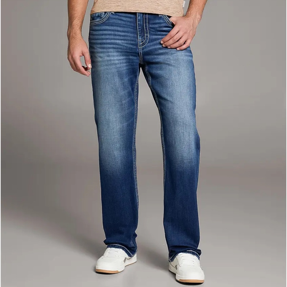 BKE Tyler Men’s Dark Wash Jeans 33x30 Casual Work Rodeo Western
